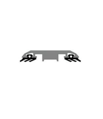 Profil presor aluminiu anodizat ALPR1, 6 metri Profil presor aluminiu anodizat ALPR1, 6 metri