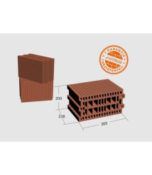 Caramida Soceram 365 x 200 x 238 E LD, 72 bucati