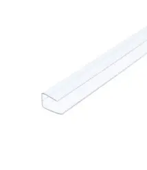 Profil U din policarbonat 4mm, transparent, 2.1 metri Profil U din policarbonat 4mm, transparent, 2.1 metri