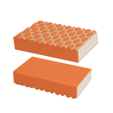 Burete smirgheluit EvoTools 125 x 70 x 25 mm, P80, albastru