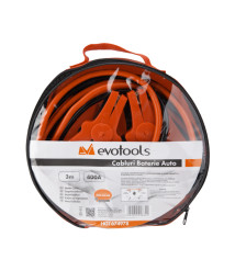 Cabluri baterie auto EvoTools 3 m, 400 A, set 2 bucati
