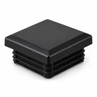 Capac negru pentru stalp de gard 40 x 40 mm
