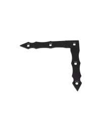 Coltar fereastra negru decorativ 100 x 100 x 15 x 2.0 mm, EvoTools