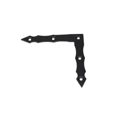 Coltar fereastra negru decorativ 150 x 150 x 25 x 2.5 mm, EvoTools