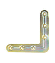 Coltar fereastra zincat galben 98 x 98 x 20 x 1 mm, ornament, EvoTools