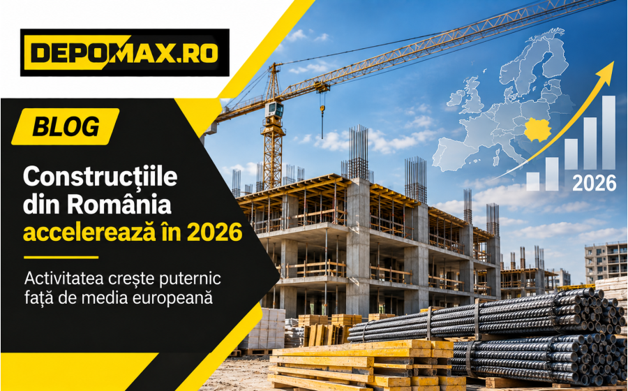 Piața construcțiilor din România în 2026 – infrastructură, materiale și evoluția activității
