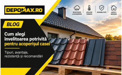 Tipuri de învelitori pentru acoperiș și criterii pentru alegerea materialului potrivit