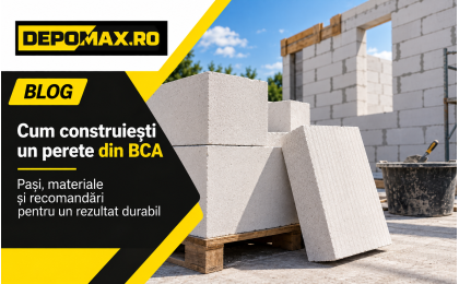 Construirea unui perete din BCA – blocuri, zidărie și materiale necesare