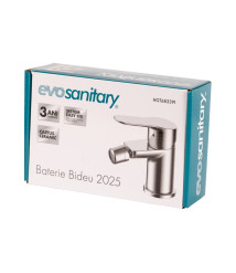 Baterie bideu 2025 EvoSanitary, lungime 131 mm, inaltime utila 61 mm