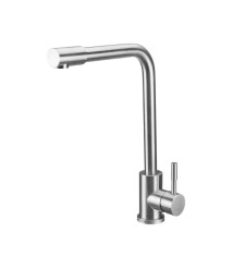 Baterie bucatarie lebada tip l inox 5001, lungime 220 mm, inaltime utila 310 mm