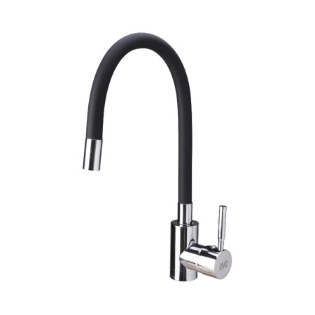 Baterie bucatarie pipa flexibila, culoare rosu