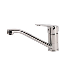 Baterie bucatarie pipa lunga 2025 EvoSanitary, lungime 202 mm, inaltime utila 104 mm