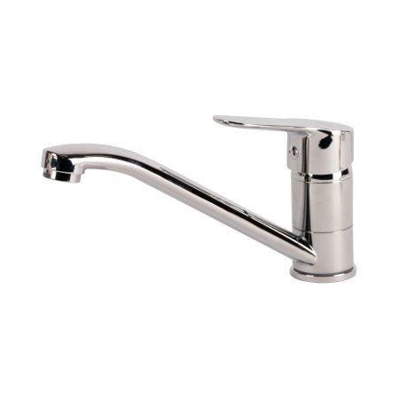 Baterie bucatarie pipa lunga 2025 EvoSanitary, lungime 202 mm, inaltime utila 104 mm