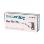 Baterie bucatarie pipa medie 2025 EvoSanitary, lungime 170 mm, inaltime utila 104 mm