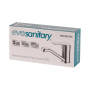 Baterie bucatarie pipa scurta 2025 EvoSanitary, lungime 135 mm, inaltime utila 104 mm