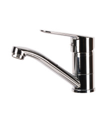 Baterie bucatarie pipa scurta 2025 EvoSanitary, lungime 135 mm, inaltime utila 104 mm