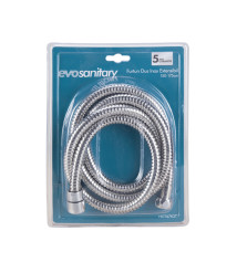 Furtun dus inox extensibil EvoSanitary, 1,75-2,3 m
