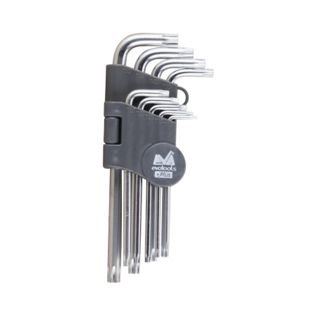 Set 9 chei Torx cu gaura EvoTools, T10-T50