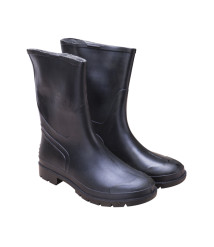 Cizme din PVC bursuc negre, marimea 41