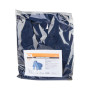 Costum de lucru cu haina si pantalon simplu bleumarin, marimea 52