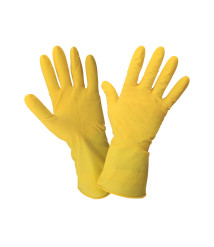 Mănuși de menaj din latex, mărimea M, pachet 6 bucăți Mănuși de menaj din latex, mărimea M, pachet 6 bucăți