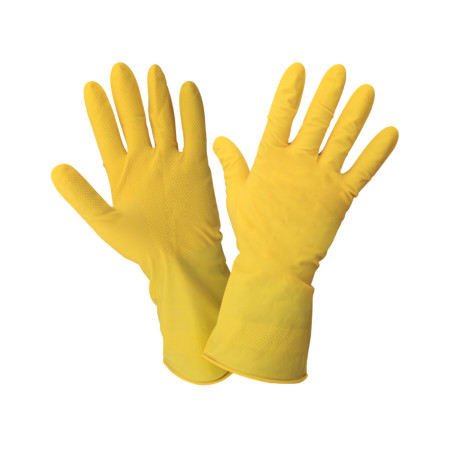 Mănuși de menaj din latex, mărimea M, pachet 6 bucăți