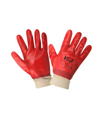 Manusi PVC cu manseta textila, marimea 10