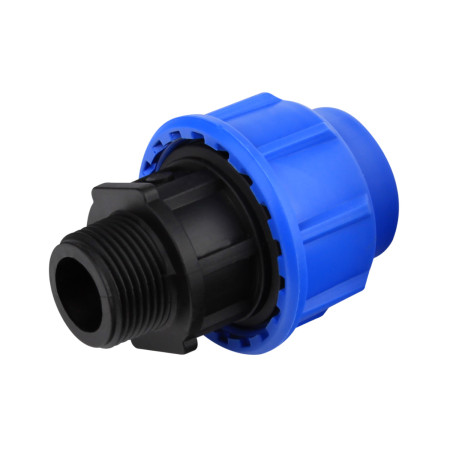 Adaptor PEHD cu filet exterior EvoSanitary, 20 mm x 1/2 inch, pachet 5 bucati