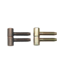 Balama cilindrica cu 2 tije, 14x48 mm, cupru antic, set 2 bucati