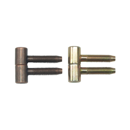 Balama cilindrica cu 2 tije, 14x48 mm, zincat alb, set 2 bucati