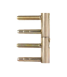 Balama cilindrica cu 4 tije, 16x80 mm, zincat galben, set 2 bucati