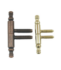 Balama cilindrica ornamentala cu 2 tije 13x90 mm, aurie, cod 643089 Balama cilindrica ornamentala cu 2 tije 13x90 mm, aurie, cod 643089