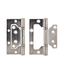 Balama coplanara 100 mm, finisaj zinc alb, set 2 bucati