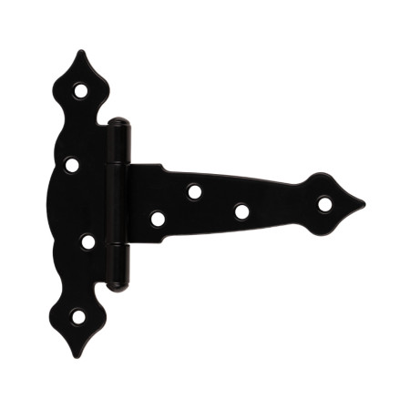 Balama decorativa neagra pentru poarta, 250x190x2.5 mm