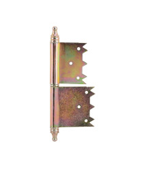 Balama incastrata pentru usi si ferestre, 113 mm, dreapta, cu ornament, set 2 bucati
