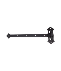 Balama ornamentala reglabila completa pentru poarta, cu falt, 300 mm