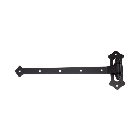 Balama ornamentala reglabila completa pentru poarta, cu falt, 500 mm