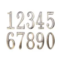 Cifra 7 metalica pentru usa, inaltime 100 mm