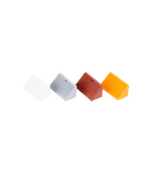 Coltar din plastic pentru imbinare mobilier, bej, set 25 bucati
