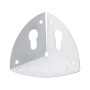 Coltar metalic pentru mobilier suspendat, 48x48x48x1 mm, maro, set 10 bucati