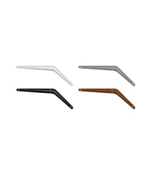 Consola metalica 250x200 mm, alba Consola metalica 250x200 mm, alba
