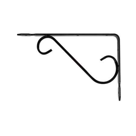 Consola metalica rustica pentru rafturi, 200x145 mm