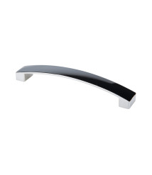 Maner pentru mobilier, distanta montaj 256 mm, crom satinat
