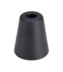 Opritor de usa din cauciuc, diametru 70 mm, inaltime 80 mm, negru