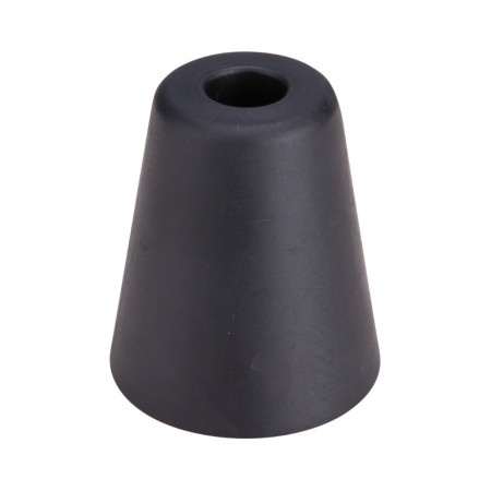 Opritor de usa din cauciuc, diametru 70 mm, inaltime 80 mm, negru