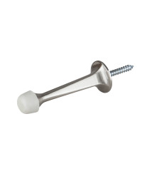 Opritor de usa pentru perete, Ø25x73 mm, nichel periat