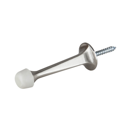 Opritor de usa pentru perete, Ø25x73 mm, nichel periat