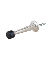 Opritor de usa pentru perete, Ø25x73 mm, nichel periat