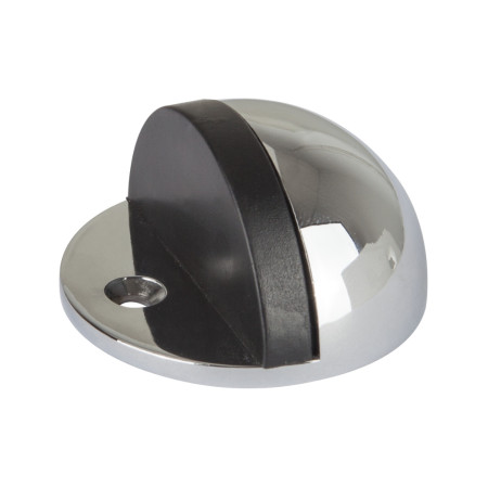 Opritor de usa pentru podea, Ø45x27 mm, crom