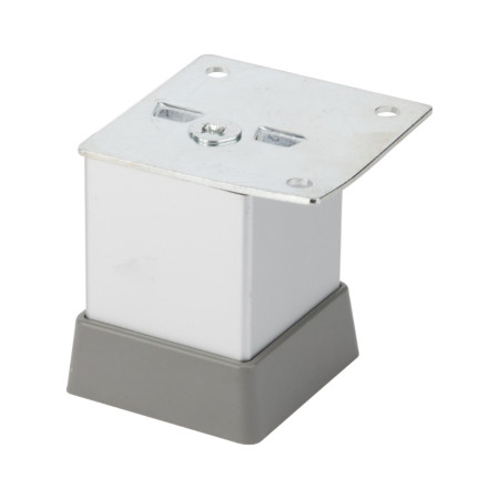 Picior reglabil din aluminiu pentru mobilier, inaltime 100 mm